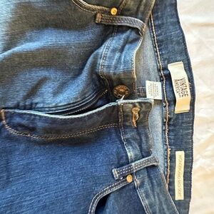 Jean Skirt knee length